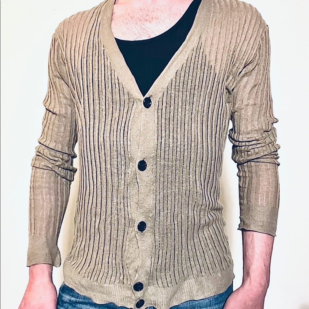 Marc by Marc Sheer & Fine Textured Cardi…